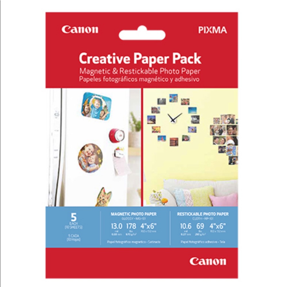 𝐍𝐄𝐖 Canon Magnetic & Restickable Photo Paper